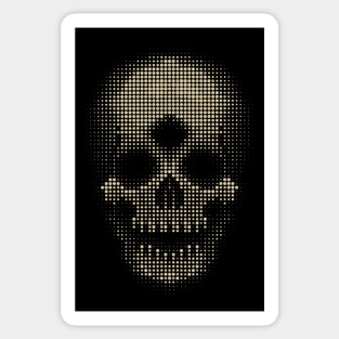 Bone Skull ~ HALFTONE DOT Sticker